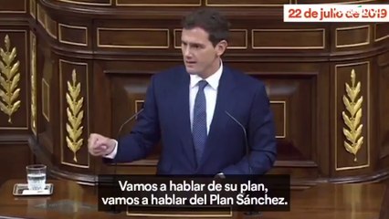 El video viral de Albert Rivera con su predicción sobre Pedro Sánchez hecha en 2019