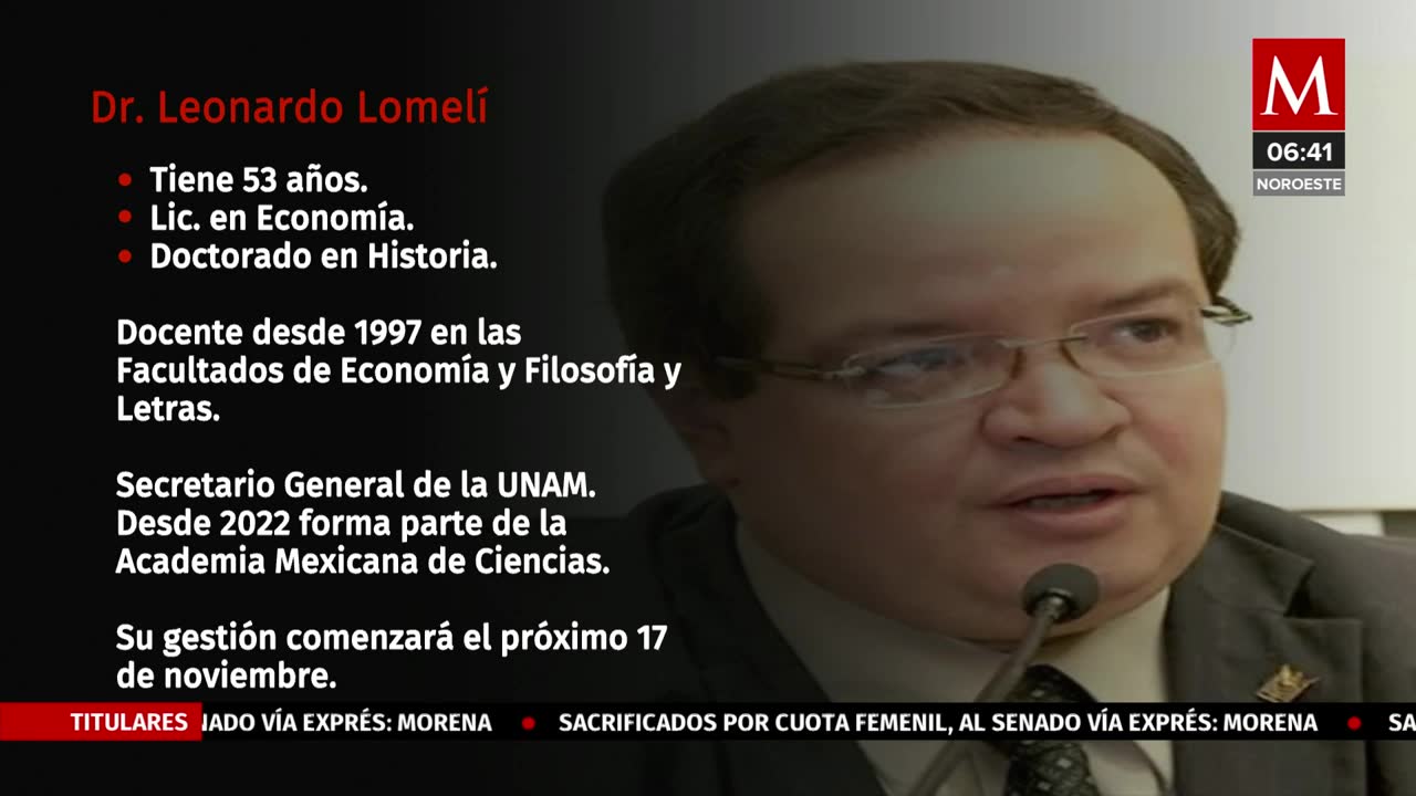 ¿Quién Es Leonardo Lomelí, El Nuevo Rector De La UNAM?