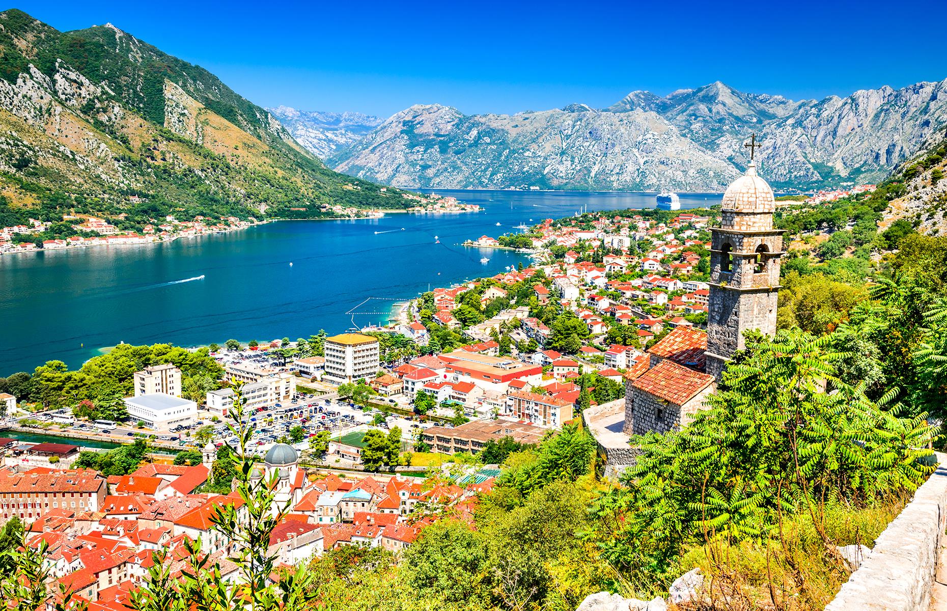 Tucked into a drowned river canyon is the charming medieval town of Kotor, which is rather like a smaller version of Dubrovnik, further up the Adriatic coast. For the best views (like the one pictured here), you’ll need to hike up to the top of Kotor’s fortifications to the Castle of St John. It’s worth the two-hour trek. Once you're back in town, treat yourself to ice cream at Marshall's Gelato.