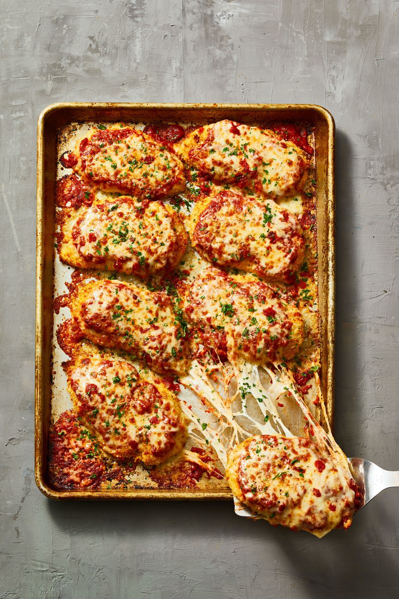 63) Sheet Pan Chicken Parmesan