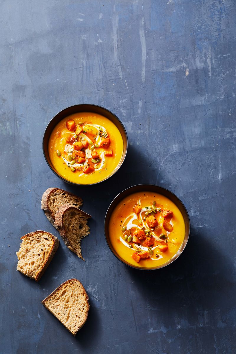 73) Air Fryer Squash Soup