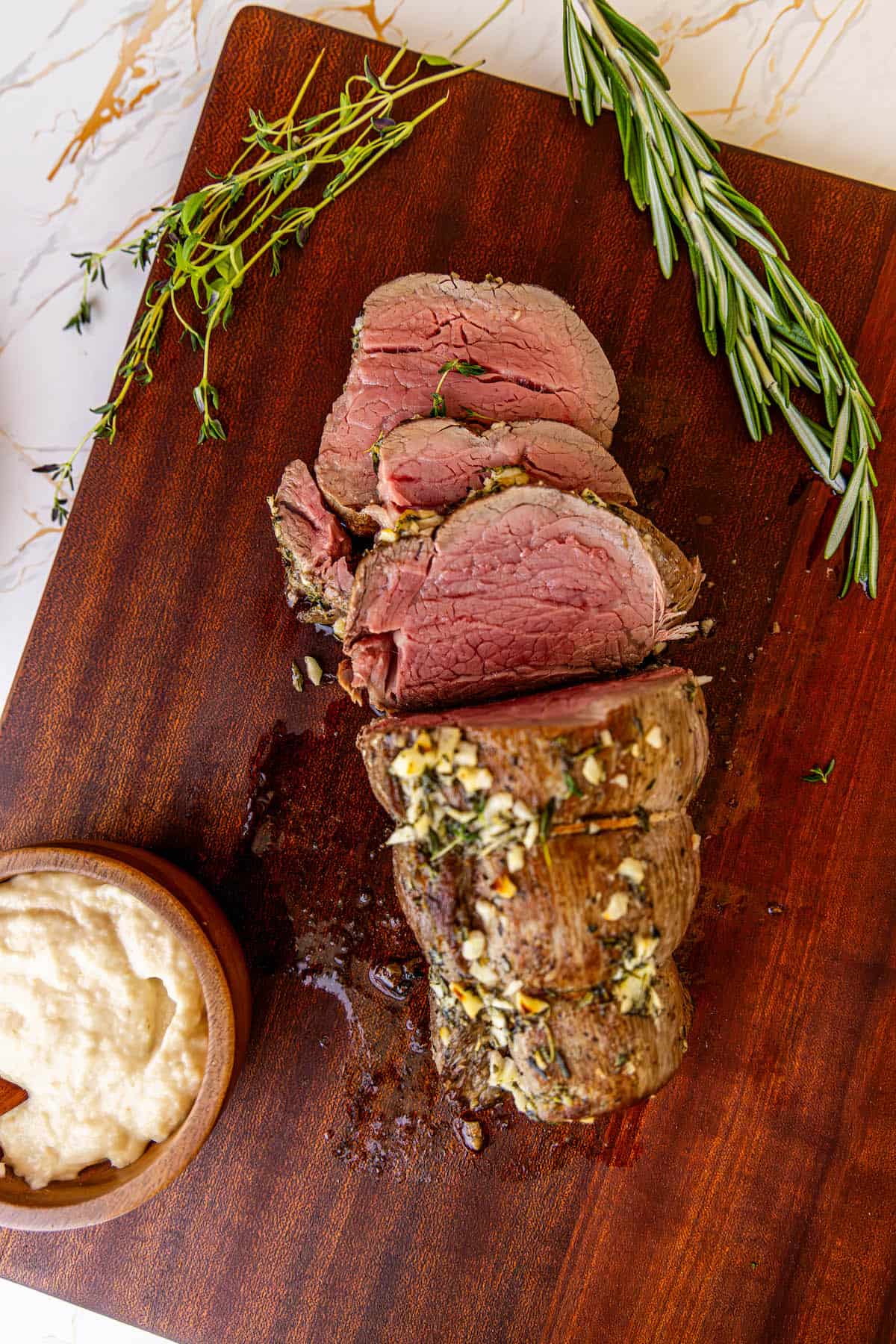 Garlic Herb Beef Tenderloin