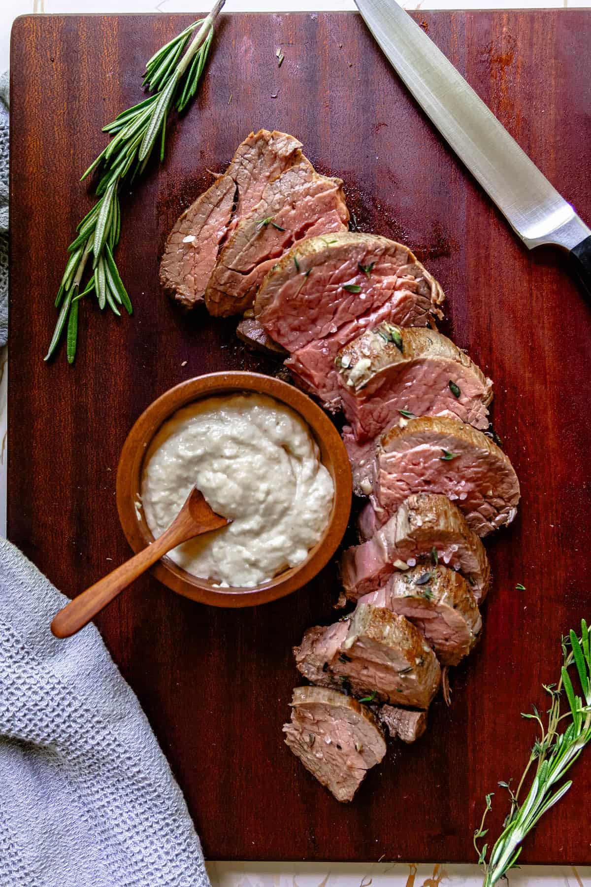 Garlic Herb Beef Tenderloin