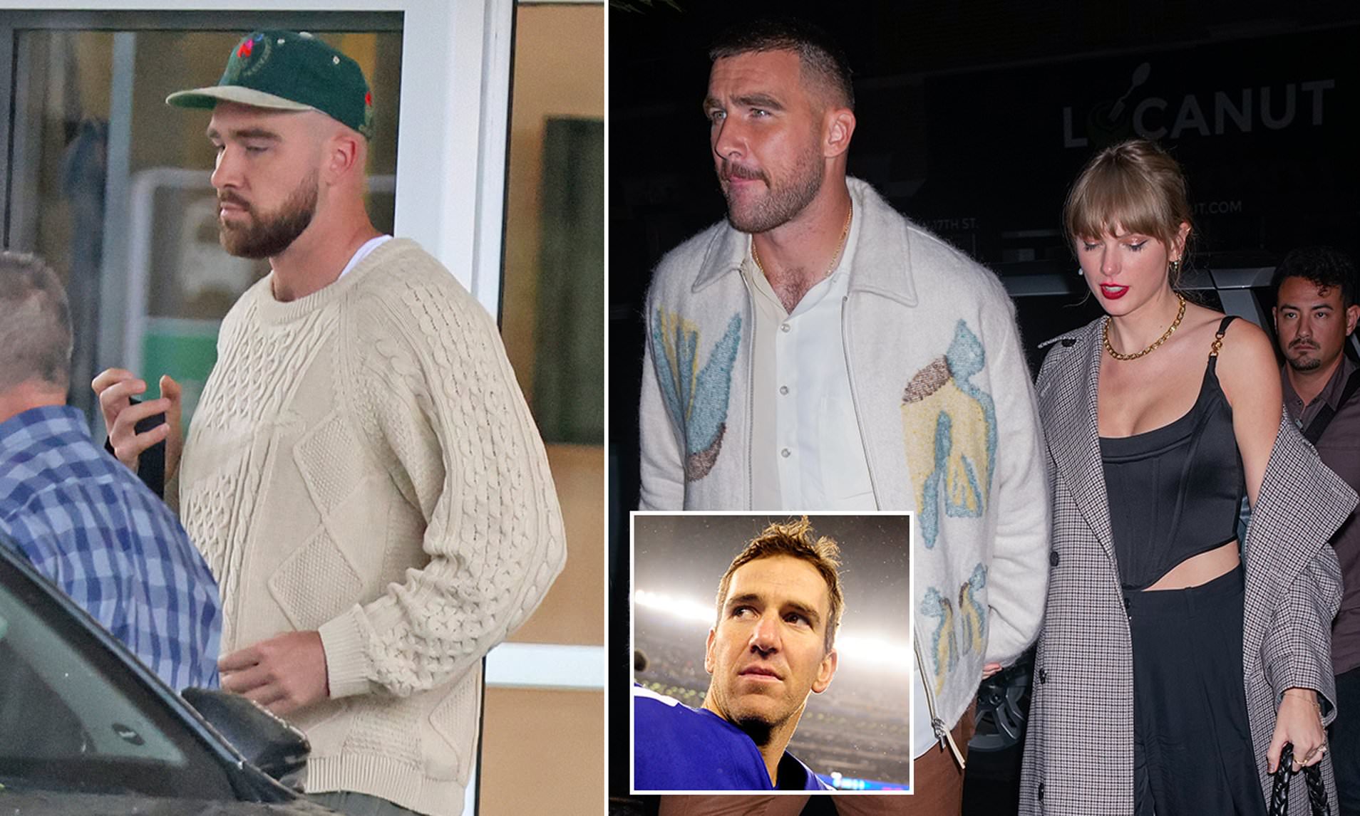 Eli Manning Supports Travis Kelce Flying To Taylor Swift's Tour Dates