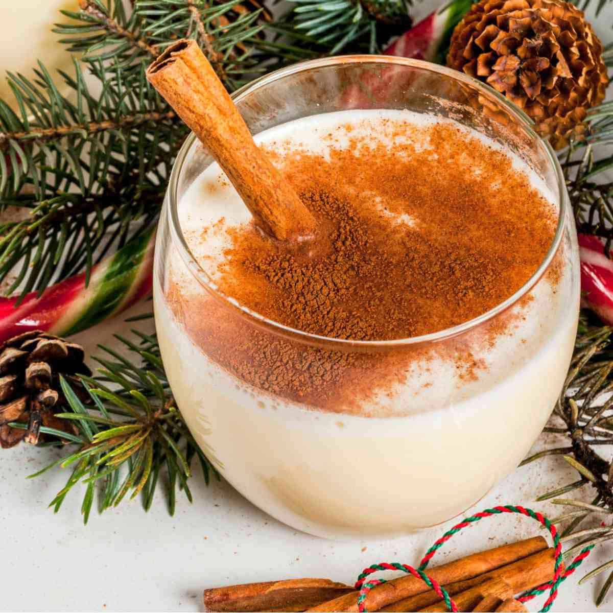 Boozy Eggnog With Baileys