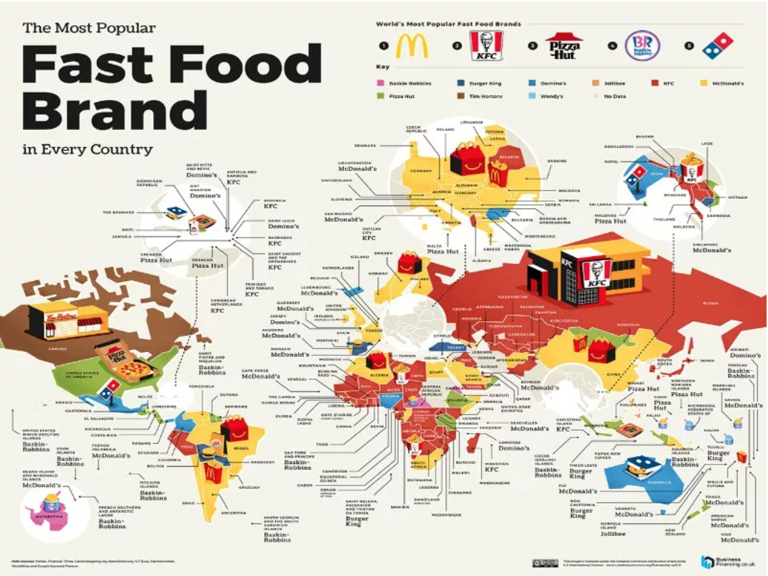 Amazing and Mouthwatering Food Maps