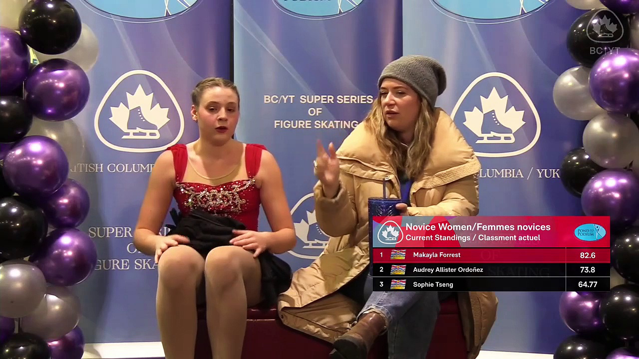 Novice Women Free 2024 Skate Canada BC/YT Sectionals Super Series