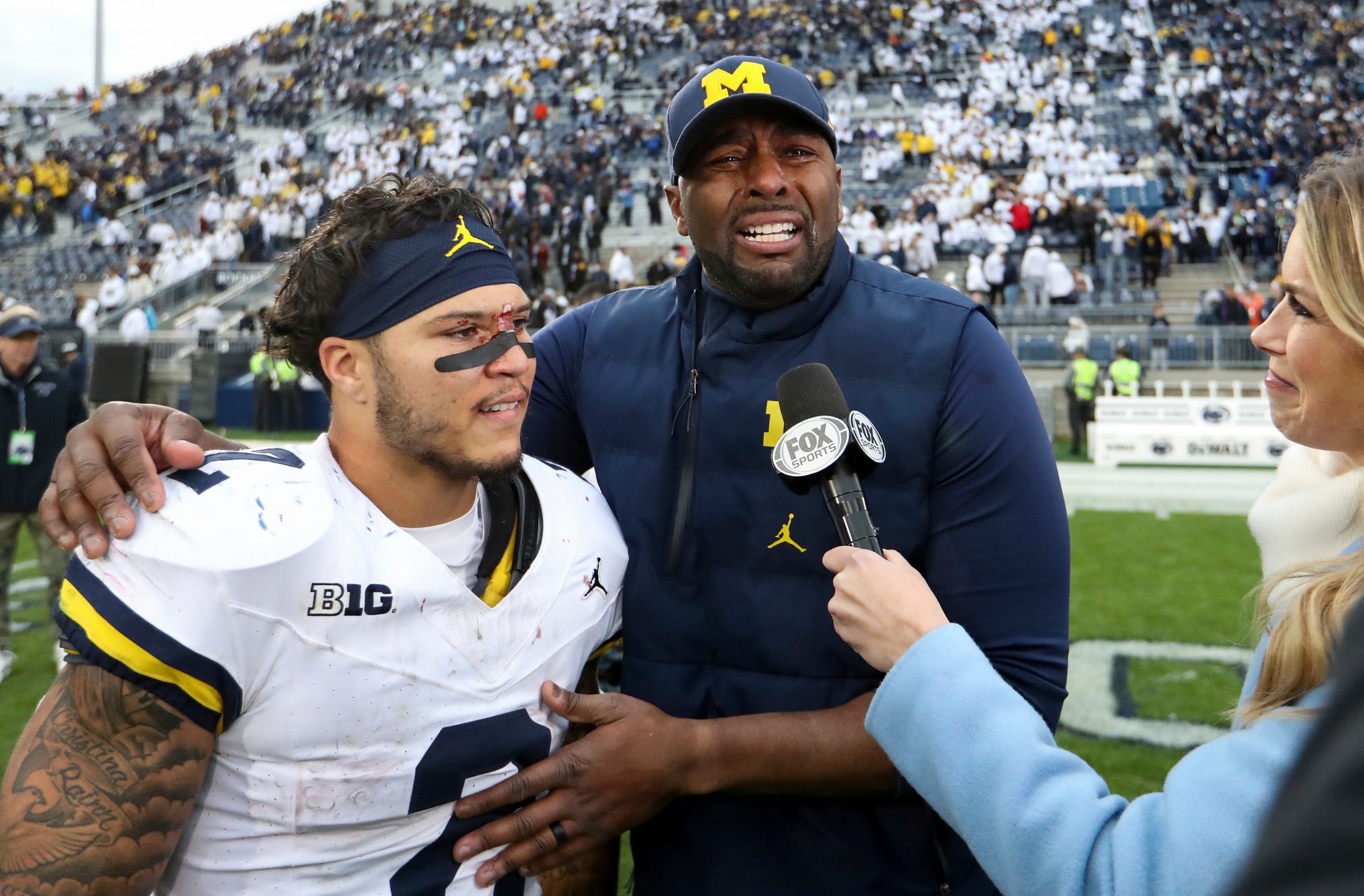 Blake Corum, Bloodied Face And All, A Perfect Encapsulation Of Michigan ...