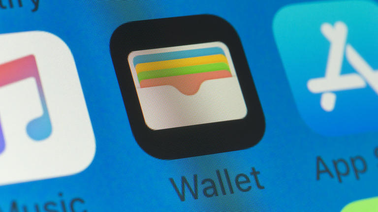 Wallet icon on phone