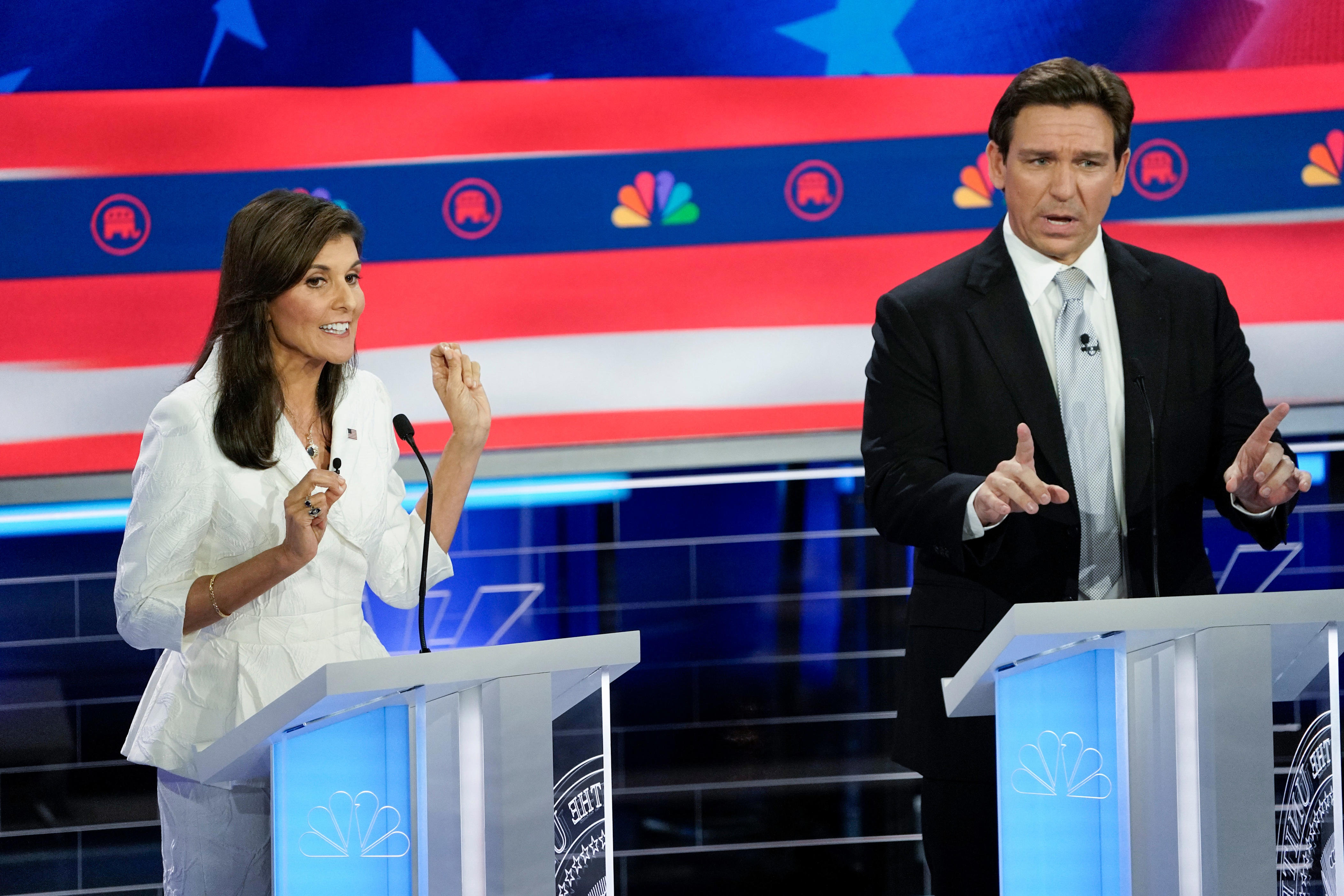 GOP debate fact check Live look at what DeSantis, Haley are getting