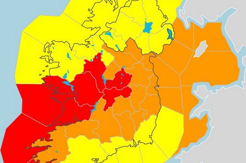 new met éireann system to update guidelines for colour-coded weather warnings
