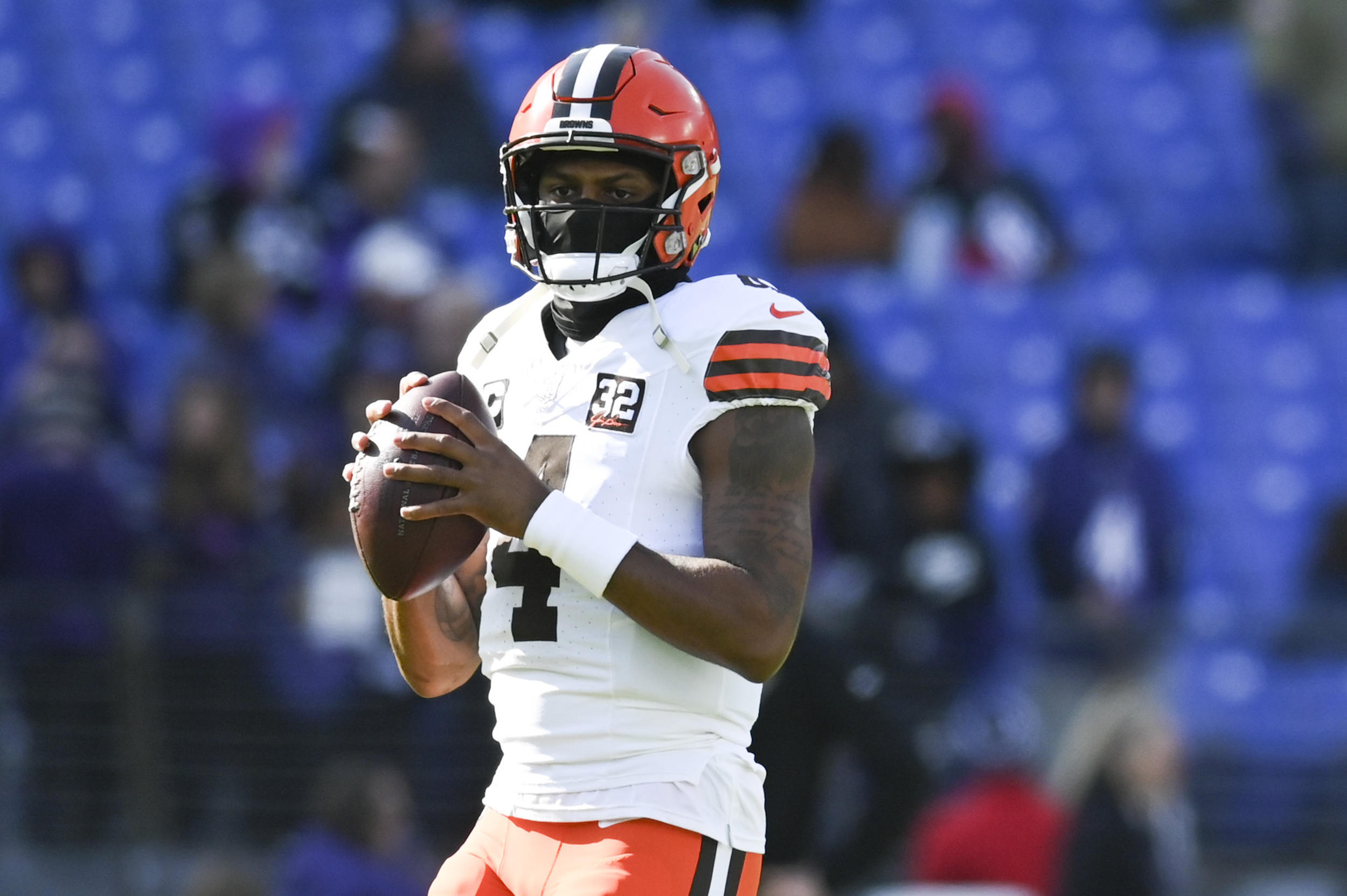 Watch: Browns QB Deshaun Watson Throws Pick-six Against Ravens