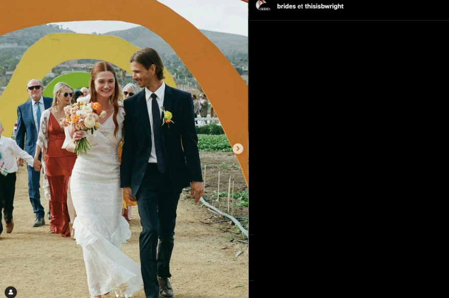 <p>Dal 2020, l'attrice condivide la sua vita con Andrew Lococo, un imprenditore statunitense. Si sono sposati il 19 marzo 2022, in un centro ecologico in California.</p> <p>Credits: @thisisbwright / Instagram</p>