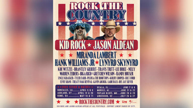 Gonzales has been chosen as one of seven small towns across the country to host an upcoming country music festival featuring country superstars like Kid Rock and Jason Aldean.