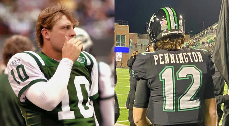 Football Fans Are Shocked By The Similarities Between Chad Pennington & His Son, Who Just Led Dad’s Alma Mater To A Win In His Very First Start