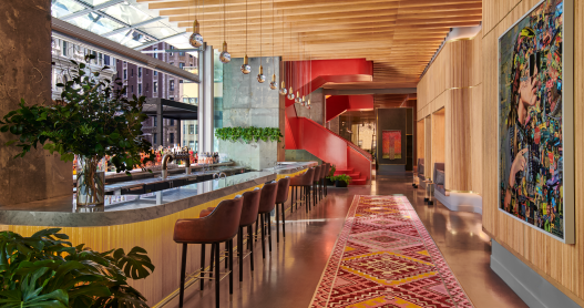 <a>Virgin Hotels is launching its holiday sale on November 13, with up to 30 percent off stays at its newly opened New York City location, seen here.</a>