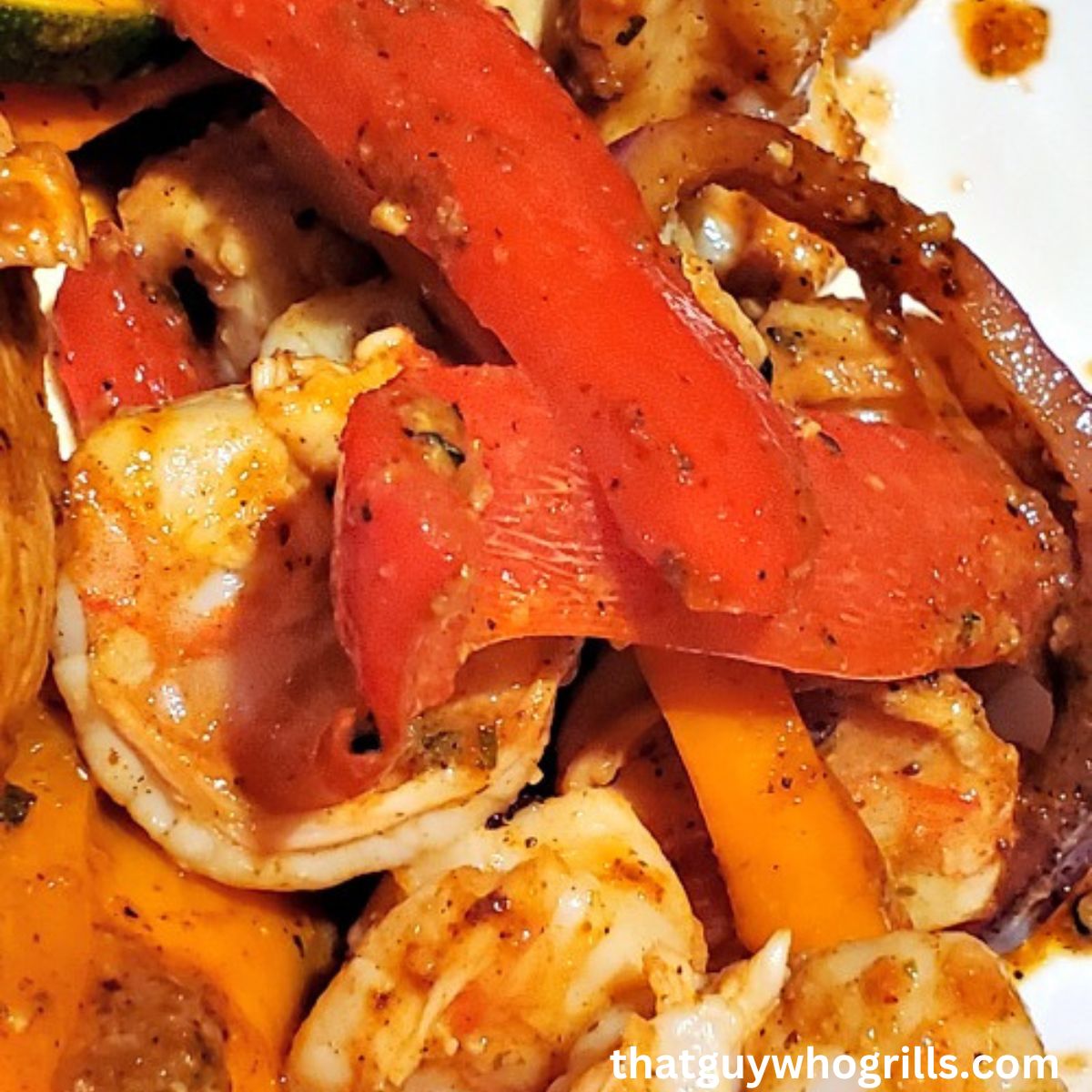 Blackstone Shrimp Fajitas!