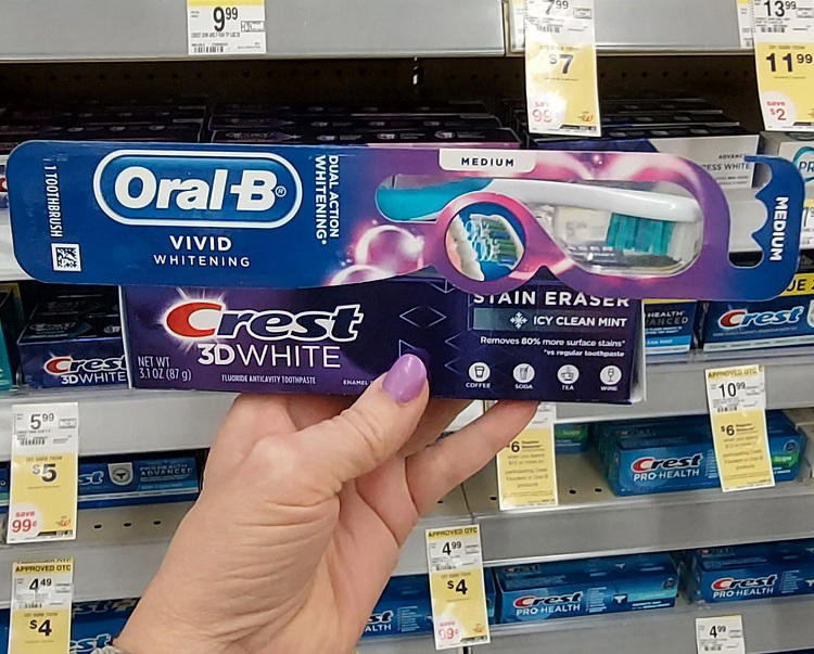 Free Crest Toothpaste & OralB Toothbrush at Walgreens!