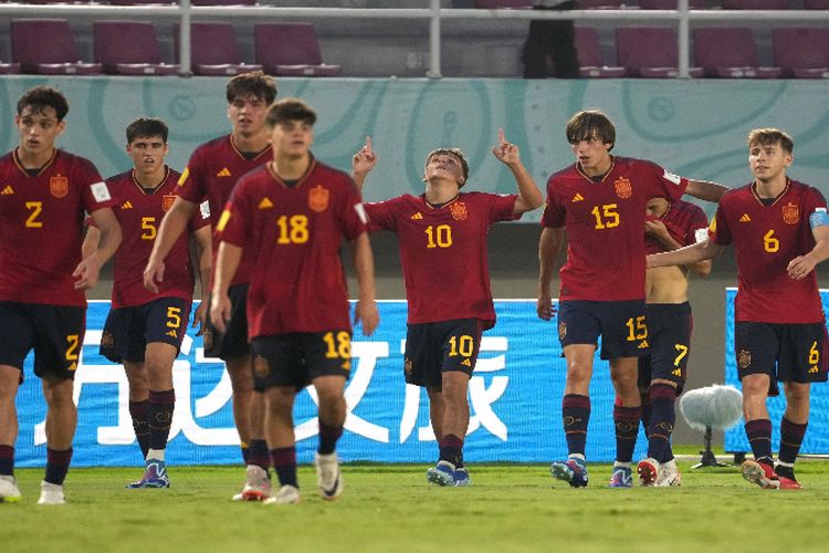 timnas spanyol u-17 lolos ke perempat final piala dunia u-17 2023, siap lawan pemenang jerman vs amerika serikat