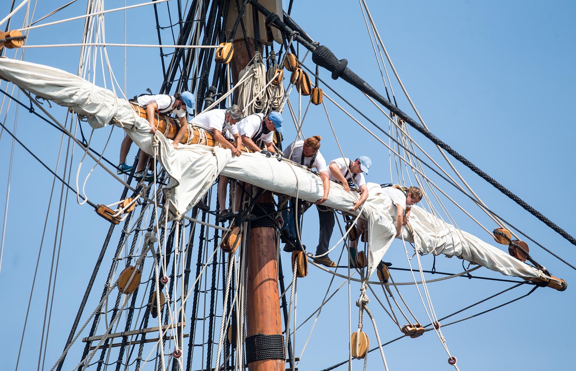 <p>The original vessel is long gone, likely sold off as scrap after her many voyages in the 1600s. Today, though, you can visit the Mayflower II – a full-scale replica of the tall ship built in Brixham, Devon, England and sailed across the ocean in 1957. The replica was fully restored for 2020 as part of the 400-year anniversary celebrations, and it's now one of the main attractions at the living history museum, <a href="https://www.plimoth.org/">Plimoth Plantation</a>. ​</p>  <p><strong><a href="https://www.loveexploring.com/galleries/102869/the-incredible-story-of-the-mayflower-the-ship-that-shaped-america">The incredible story of the Mayflower: the ship that shaped America</a></strong></p>