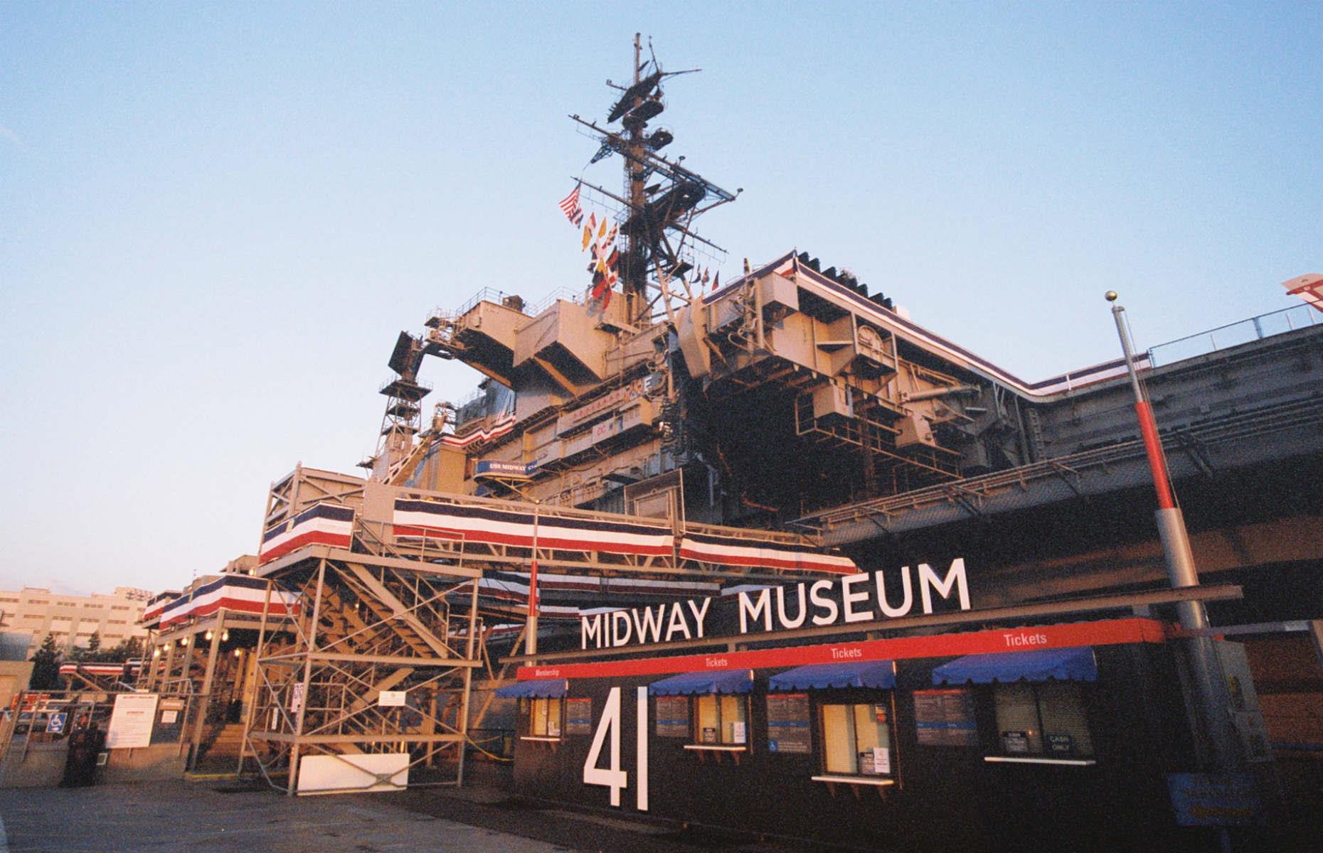 <p>Now <a href="https://www.midway.org/">a museum ship</a> in downtown San Diego, you can explore more than 60 exhibits in the hangar and on the flight and lower decks. See over 30 restored aircraft, and try out the flight simulators or join guided tours.</p>  <p><strong><a href="http://www.loveexploring.com/guides/74496/explore-san-diego-where-to-stay-what-to-eat-the-top-things-to-do">The top things to do in San Diego</a></strong></p>