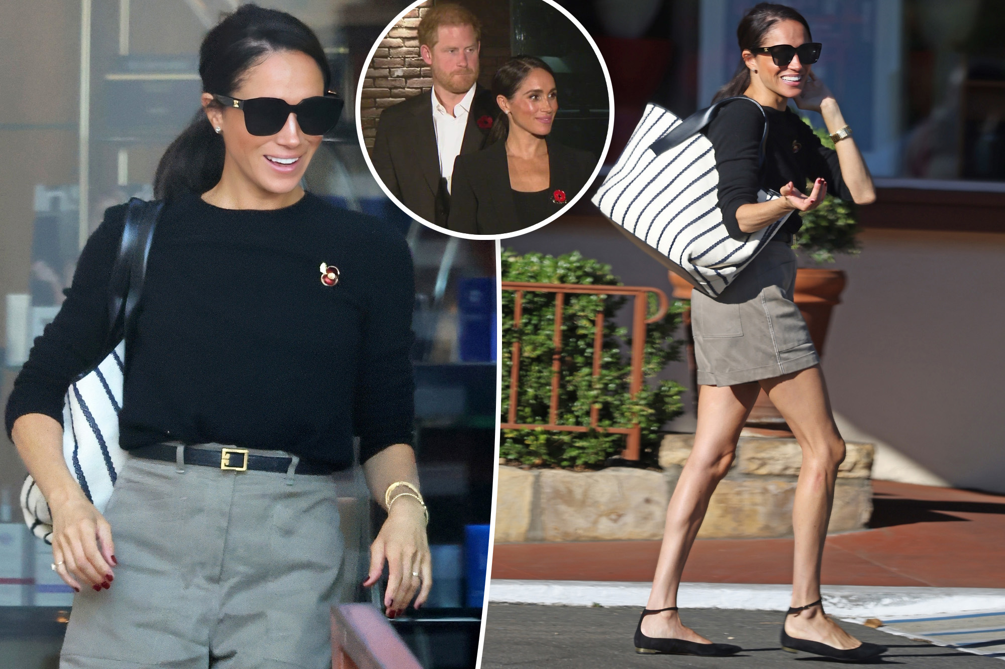 Meghan Markle spotted in $250 tailored shorts, symbolic brooch ...