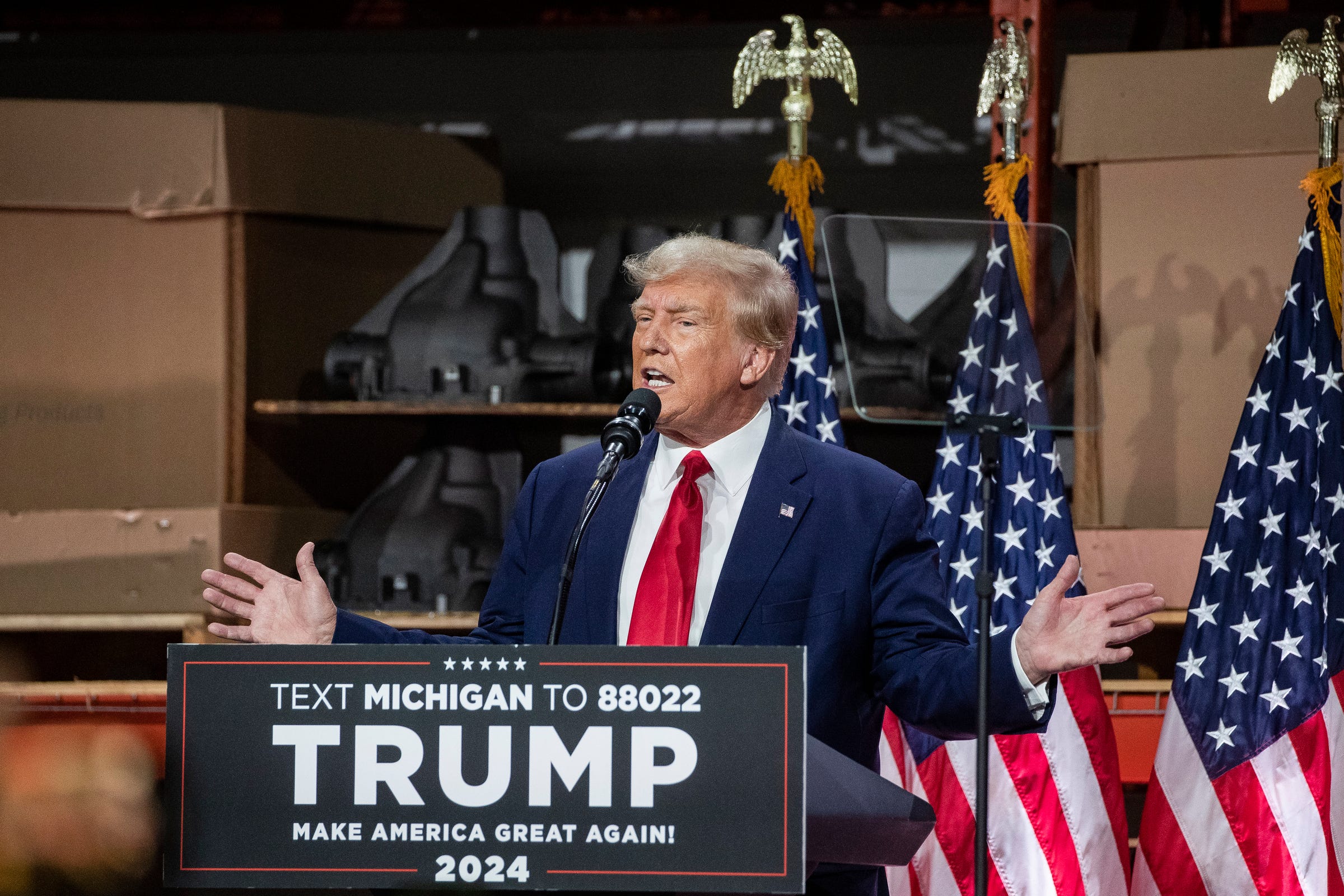 Trump Blasts Judges, Elevates Michigan In Speech Ahead Of Presidential ...