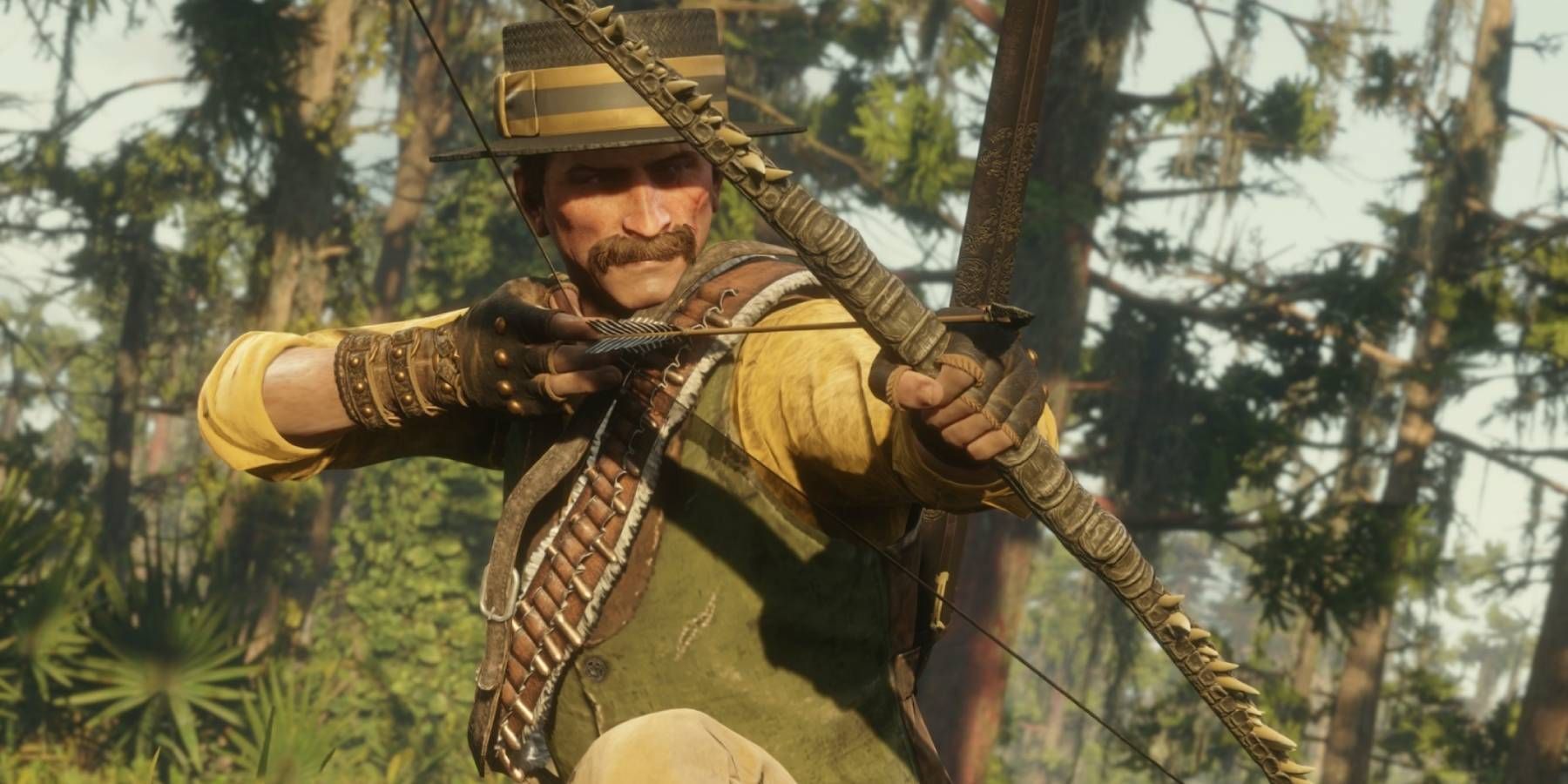 Рдр 2 стрелы. Лук Ягуар rdr 2 online. Red Dead online натуралист. Лук Аллигатор rdr 2 online. Натуралист rdr 2 online.