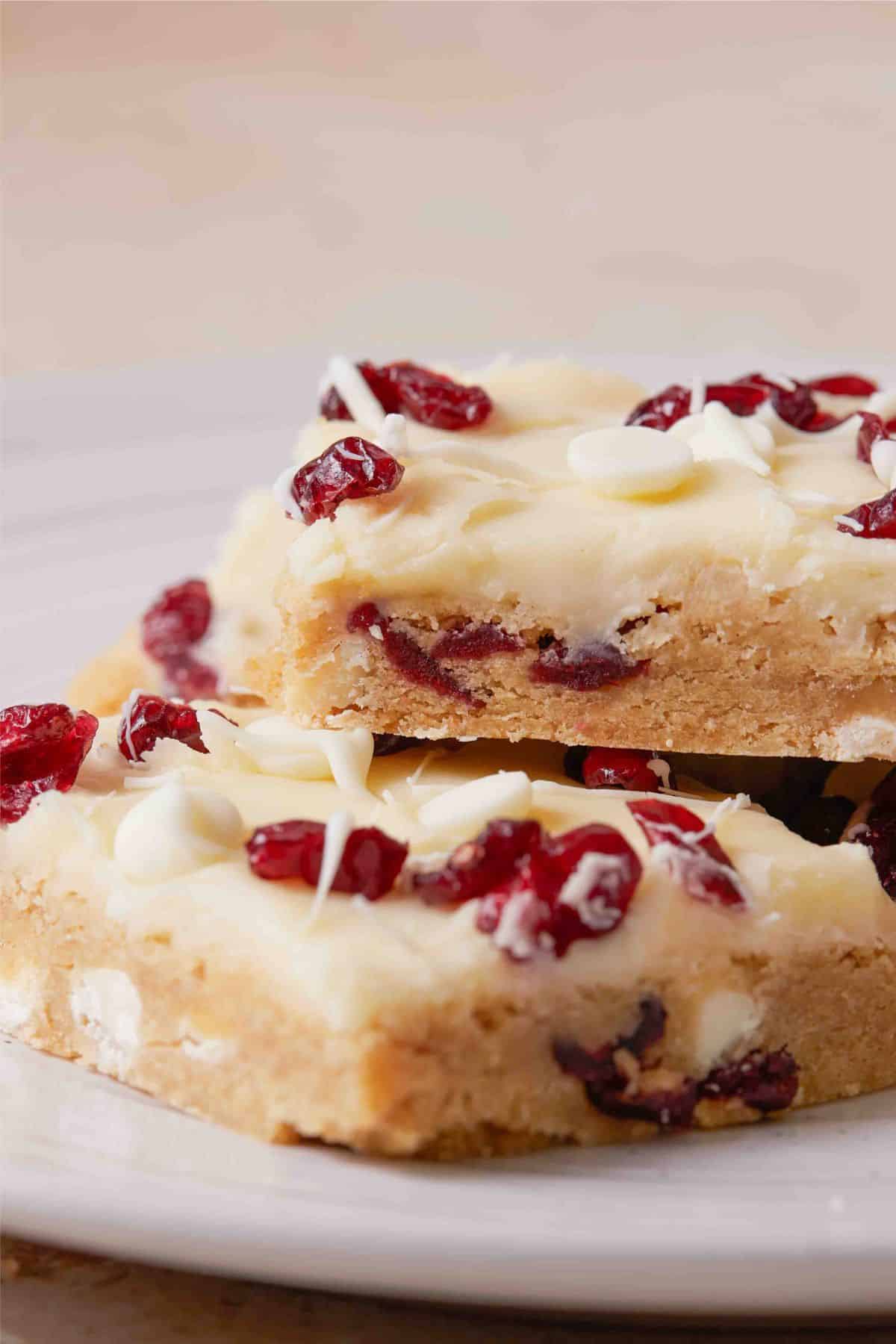 Cranberry Bliss Bar Recipe