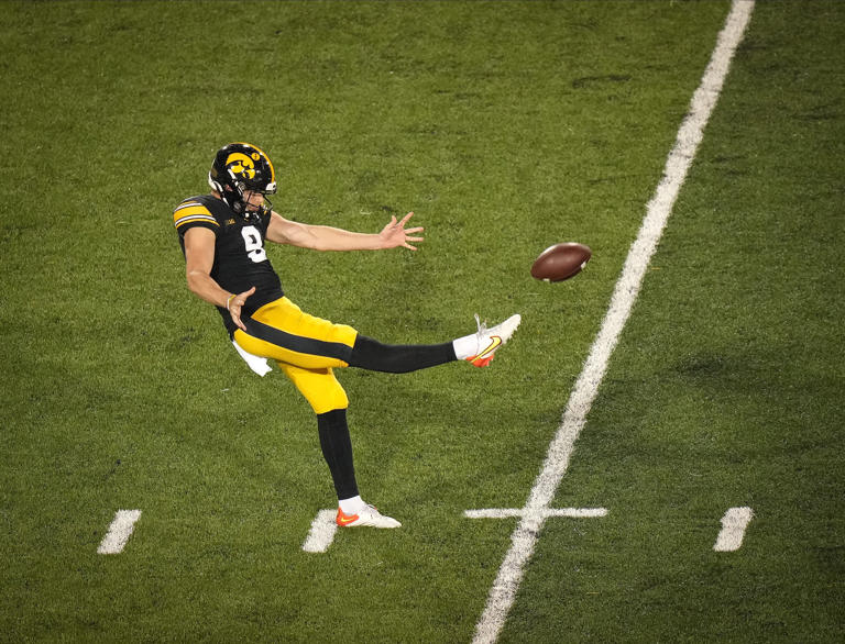 Iowa Hawkeyes punter Tory Taylor announces 2024 NFL draft intentions