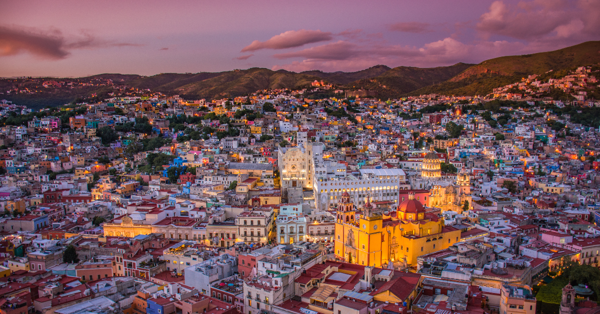 <p> Located in central Mexico, the city of Guanajuato is full of color and history. Founded in 1554, though the first known settlement dates back to between 500 and 200 B.C., Guanajuato is a UNESCO World Heritage site and home to one of the richest silver mines in the world.  </p> <p> Visitors can walk the streets and alleys to admire the unique baroque-colonial architecture of the various buildings and homes. </p><p>Then, visit its historical monuments and wander the 17th-century gardens of the Museo Ex-Hacienda San Gabriel de Barrera. However you spend your time, Guanajuato needs to be on your list. </p>