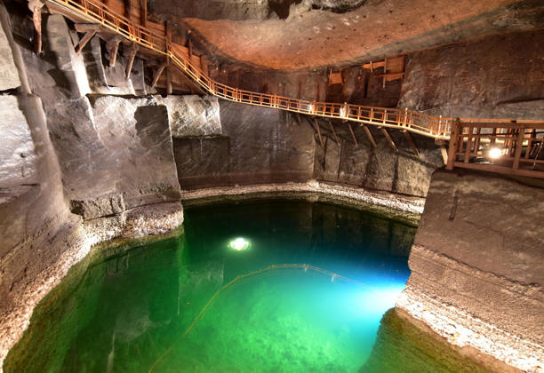 L'ex miniera di sale di Wieliczka in Polonia, oggi tutelata dall'Unesco e visitabile