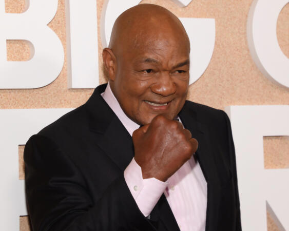 George Foreman attends the world premiere of Affirm Films' 