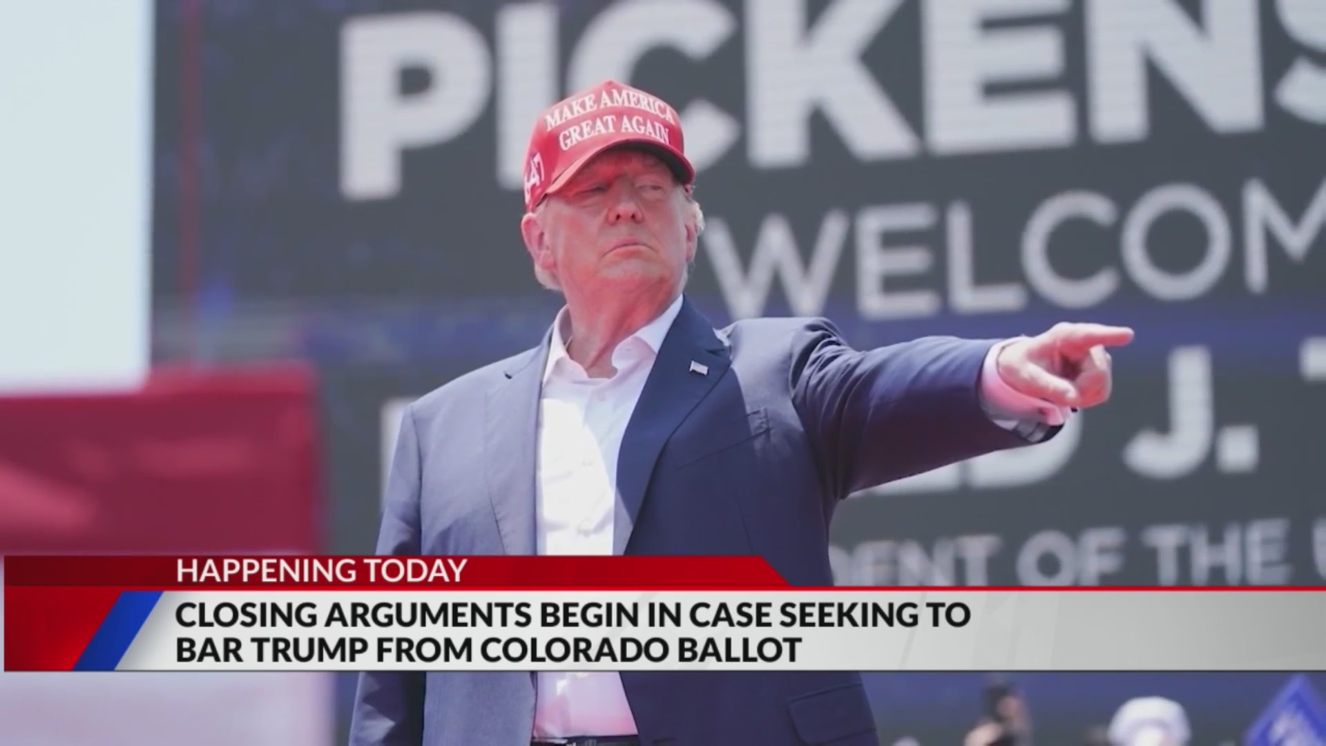 Closing arguments begin in case baring Trump from Colorado ballot