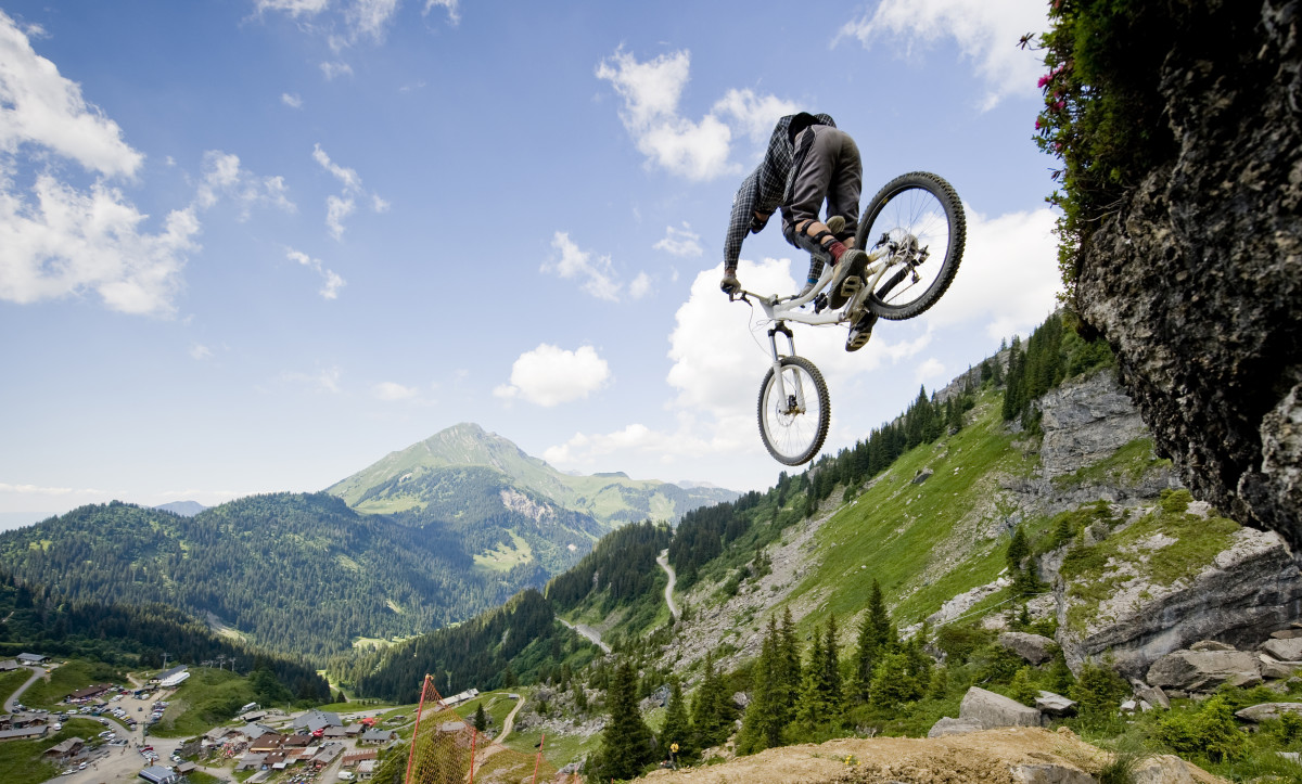 Heart stopping activities such as mountain biking