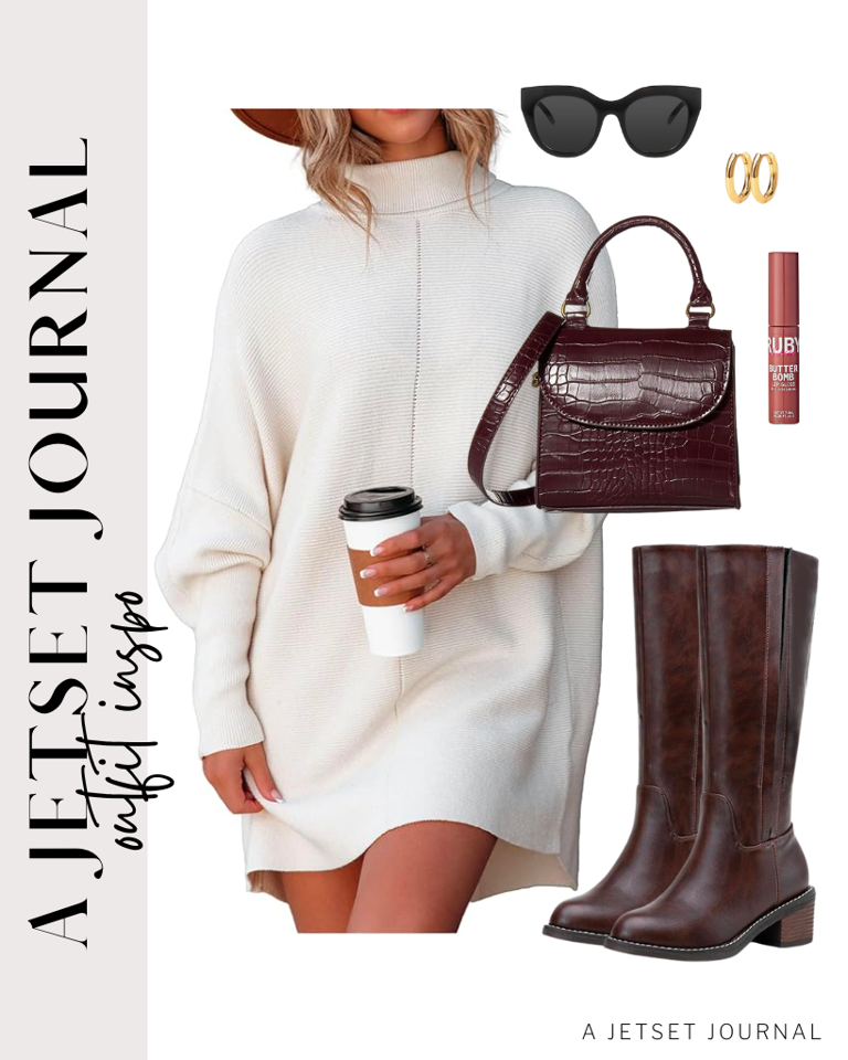 Style a Sweater Dress for Your Next Night Out