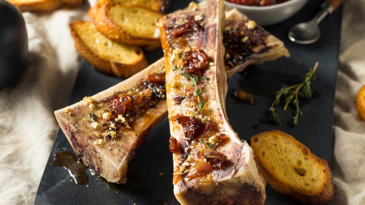 <p>Bone marrow is a delicious and often forgotten food that can elevate any dinner party. However, any sort of bone marrow dish is perfect for Halloween because you’ll have a literal bone on the table! And you don’t have to do anything special to capture the spooky spirit.</p>