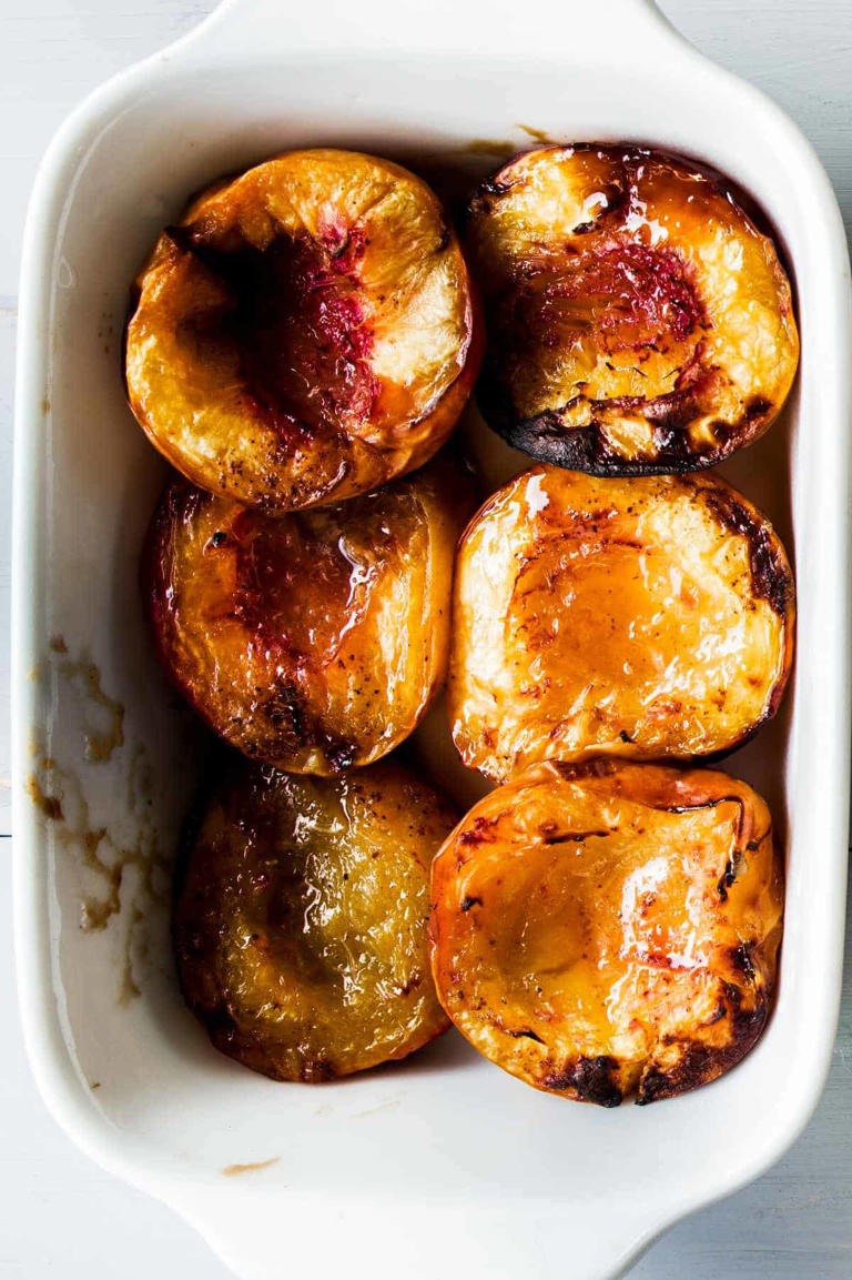 Honey Roasted Peaches