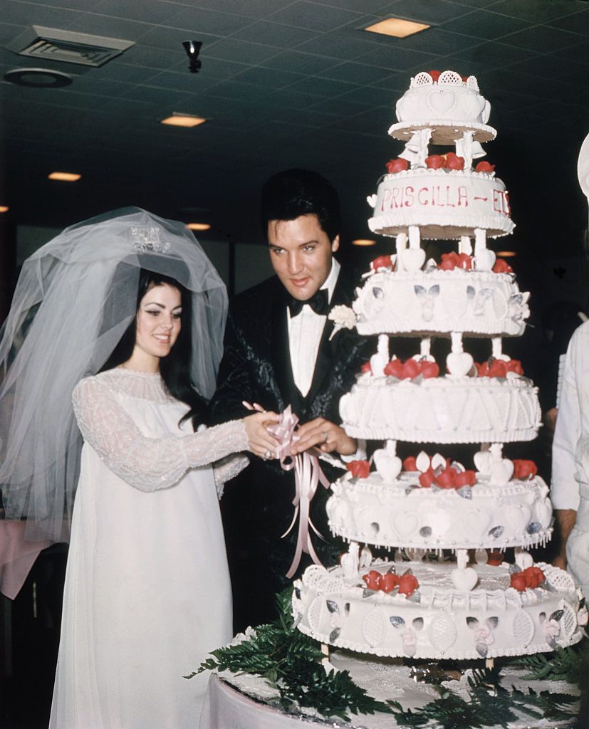 <p>In today's money, anyway. Back then, the Presleys shelled out a whopping $3,200 for the six-tiered, yellow <a href="http://memphismagazine.com/food-dining/help-chef-martig-find-his-photo-of-elvis-and-priscilla-presleys-wedding-cake-presentation/">sponge cake filled with apricot marmalade</a> and liqueur-flavored cream. </p>