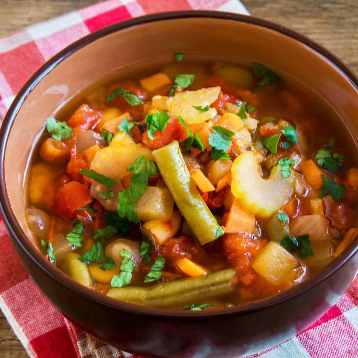 Easy Crockpot Vegetable Soup Recipe