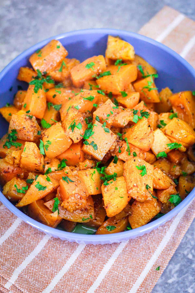Roasted Butternut Squash with Za'atar and Honey