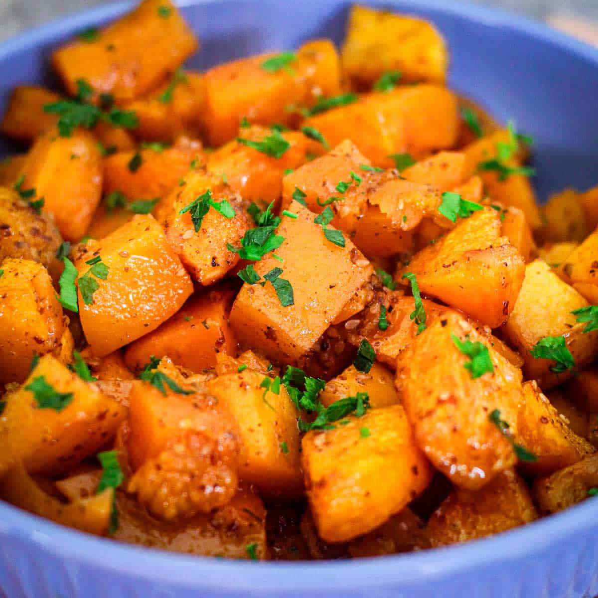 Roasted Butternut Squash with Za'atar and Honey