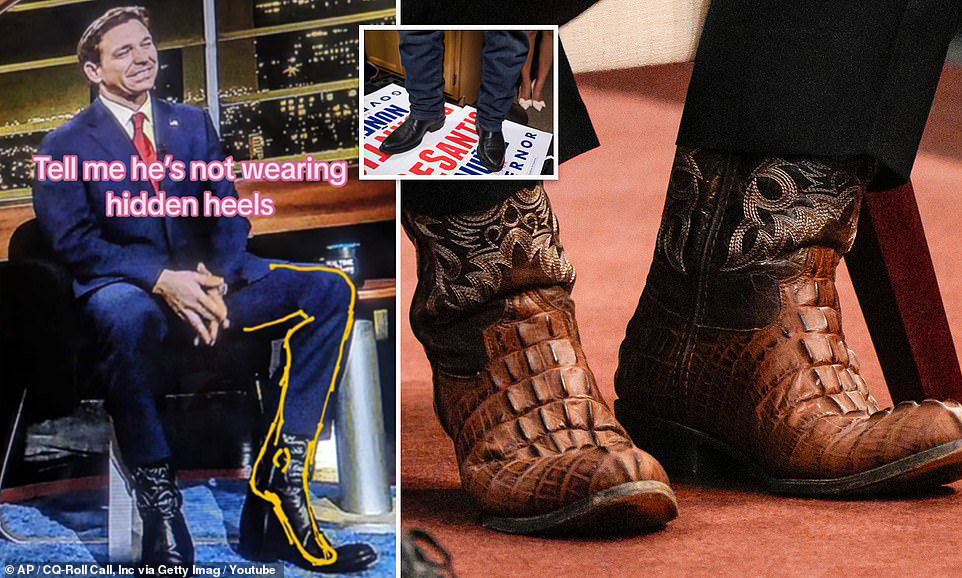 Expert shoemakers say Ron DeSantis is wearing heels