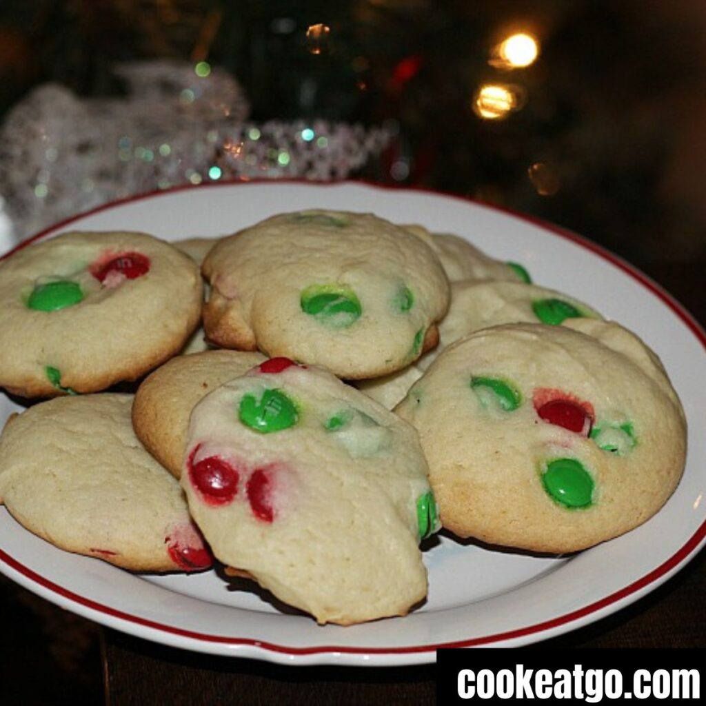 M&M Cake Mix Cookies!