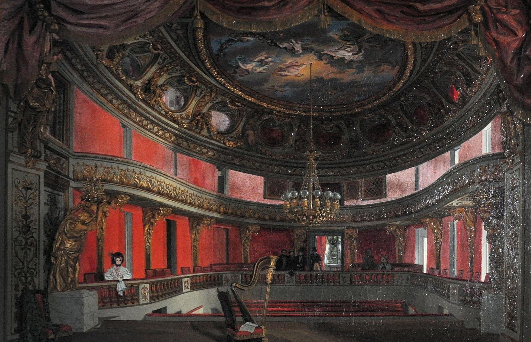 <p>Marie Antoinette adored lavish entertainment and was known for hosting grand balls, masquerades, and plays.</p>  <p>The latter was made all the more possible after she commissioned architect Richard Mique to build a theatre on the grounds of Petit Trianon for private performances.</p>  <p>Named Petit Théâtre de la Reine (pictured), the venue was completed in the spring of 1780 and could hold an audience of up to 250.</p>