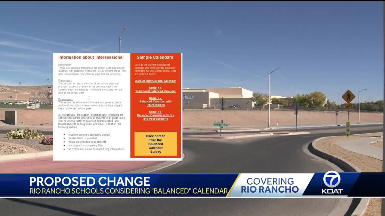 Rio Rancho schools considering "balanced" calendar