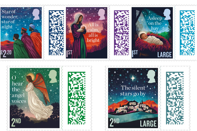 Royal Mail Christmas stamps 2023 when are they available in the UK