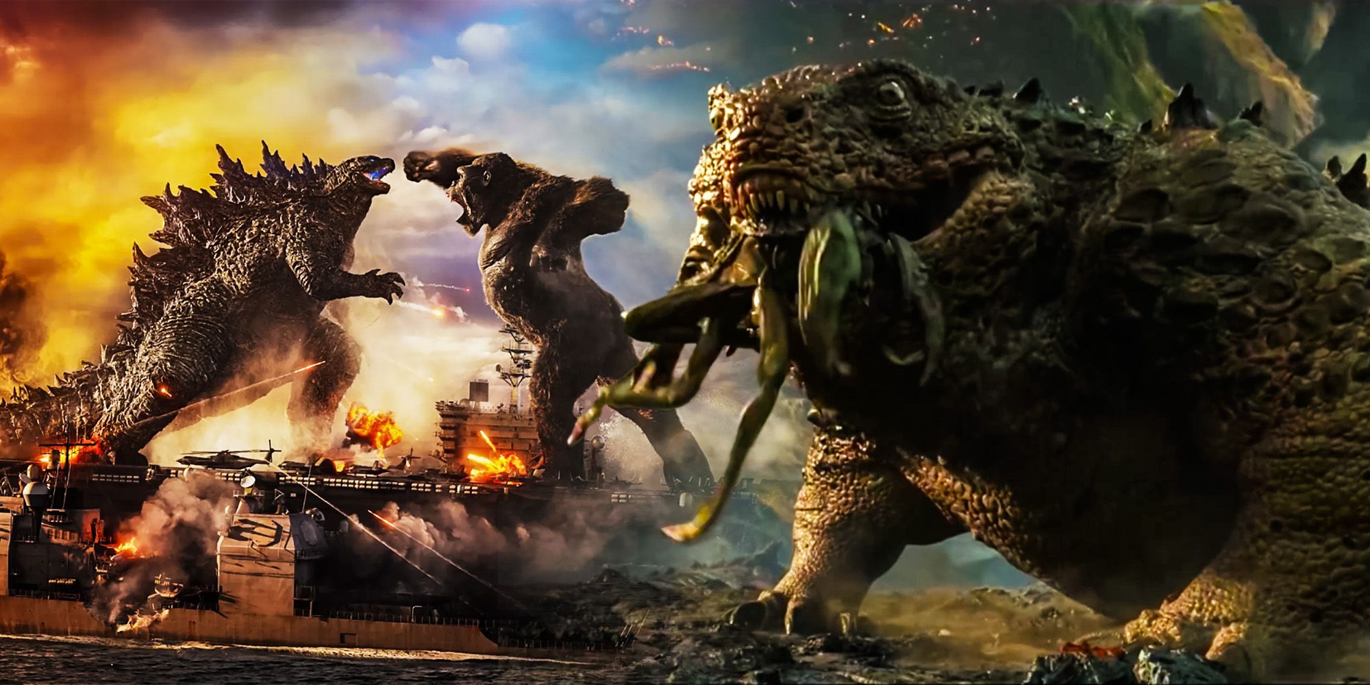 Godzilla va king kong yangi imperiya. Годзилла против Конга 2. Годзилла против Конга 2 2024.
