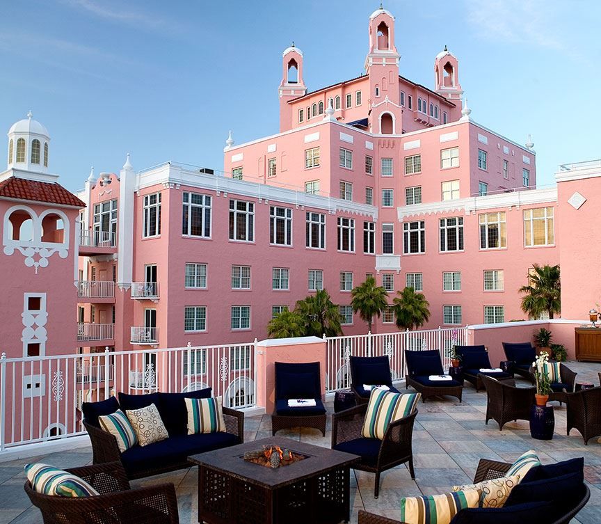 <p>If a historic pink palace that opened during the height of the Roaring Twenties sounds like your dream come true, book a stay at The Don CeSar immediately. Celebrities like F. Scott Fitzgerald once frequented the joint. Custom millwork, whitewashed headboards, and designer fabrics make the seaside Art Deco-inspired guest rooms irresistible.</p><p><a class="body-btn-link" href="https://www.doncesar.com/">BOOK NOW</a></p>