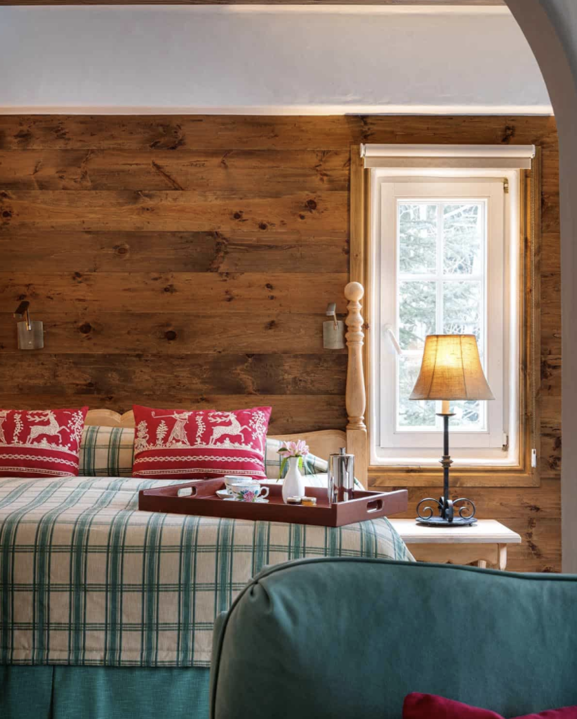<p>At this hotel inspired by a German inn, you'll find custom-made Bavarian furniture, gas-log fireplaces, and large bathrooms with heated floors. Plus, each suite has a view of Gore Creek or Vail Village.</p><p><a class="body-btn-link" href="https://sonnenalp.com/">BOOK NOW</a></p>